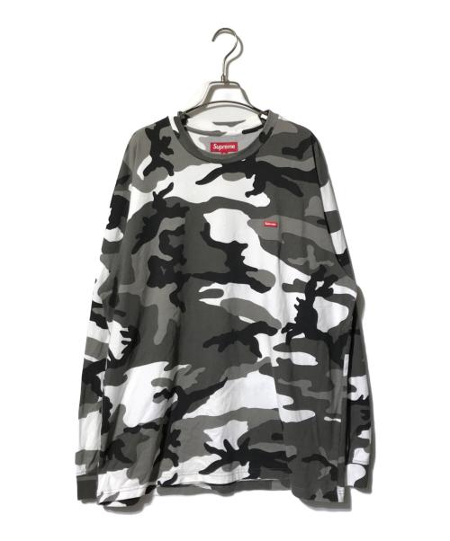 SUPREME（シュプリーム）SUPREME (シュプリーム) スノーカモ柄カットソー ホワイト×グレー サイズ:XLの古着・服飾アイテム
