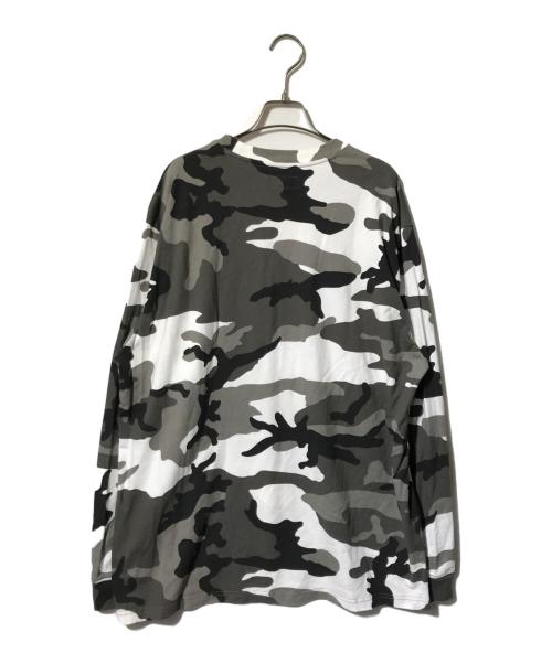 SUPREME（シュプリーム）SUPREME (シュプリーム) スノーカモ柄カットソー ホワイト×グレー サイズ:XLの古着・服飾アイテム