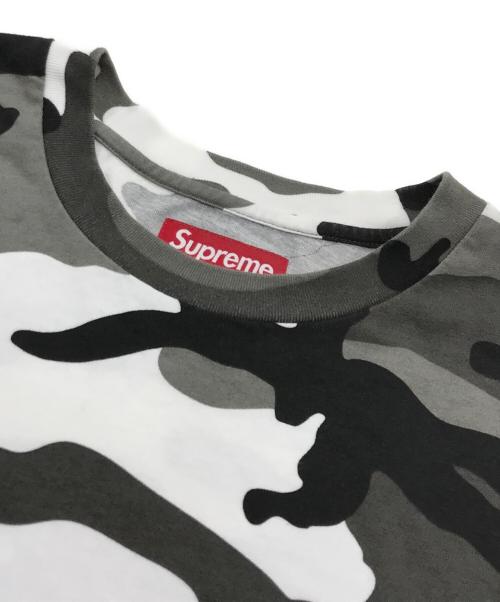 SUPREME（シュプリーム）SUPREME (シュプリーム) スノーカモ柄カットソー ホワイト×グレー サイズ:XLの古着・服飾アイテム