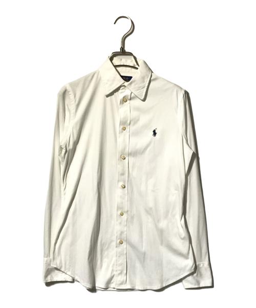 POLO RALPH LAUREN（ポロ・ラルフローレン）POLO RALPH LAUREN (ポロ・ラルフローレン) ポニー刺繍シャツ ホワイト サイズ:Ｓの古着・服飾アイテム