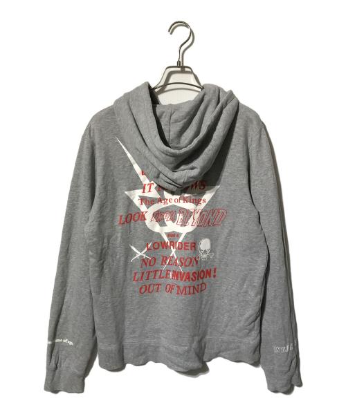 stussy（ステューシー）stussy (ステューシー) ジップアップパーカー グレー サイズ:Ｍの古着・服飾アイテム