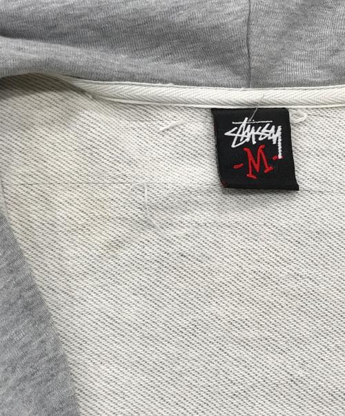 stussy（ステューシー）stussy (ステューシー) ジップアップパーカー グレー サイズ:Ｍの古着・服飾アイテム