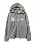 stussy（ステューシー）の古着「ジップアップパーカー」｜グレー