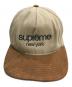 Supreme (シュプリーム) スウェード切替キャップ ブラウン：8000円
