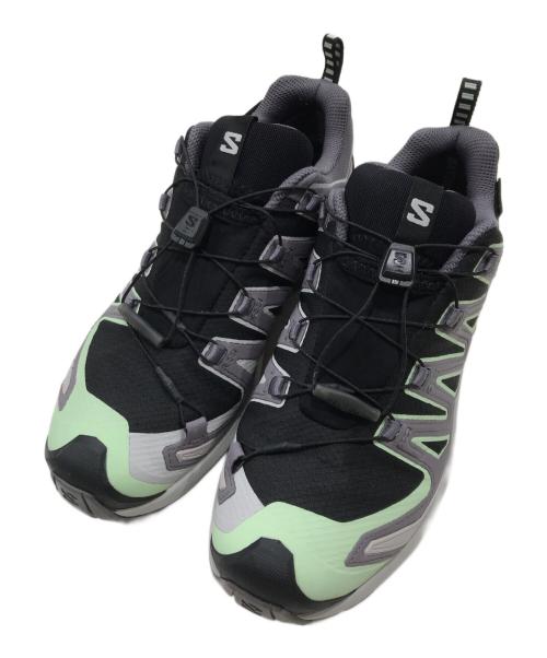 SALOMON（サロモン）SALOMON (サロモン) XA PRO 3D V9 GORE-TEX/ローカットスニーカー ブラック×グリーン サイズ:UK6.5/EUR40/USA8の古着・服飾アイテム