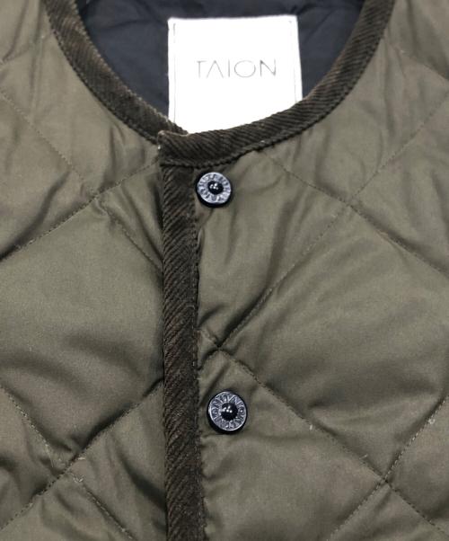 TAION（タイオン）TAION (タイオン) キルティングコート カーキ サイズ:表記なしの古着・服飾アイテム