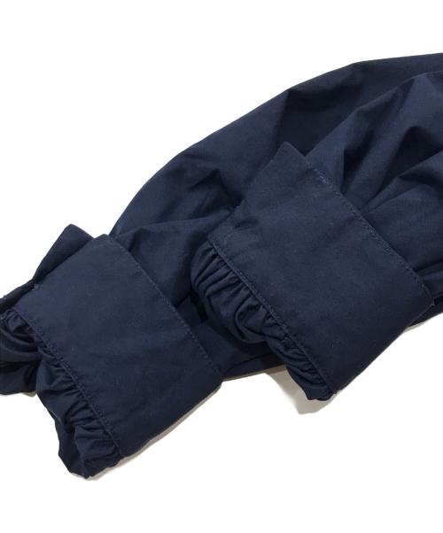 CADUNE（カデュネ）CADUNE (カデュネ) ボウ付きシャツチュニック/リボンシャツ/ブラウス ネイビー サイズ:38の古着・服飾アイテム