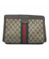 GUCCI（グッチ）の古着「GGクラッチバッグ」｜ブラウン