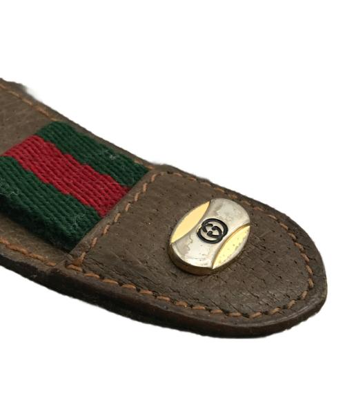 GUCCI（グッチ）GUCCI (グッチ) GGクラッチバッグ ブラウンの古着・服飾アイテム