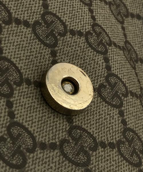 GUCCI（グッチ）GUCCI (グッチ) GGクラッチバッグ ブラウンの古着・服飾アイテム