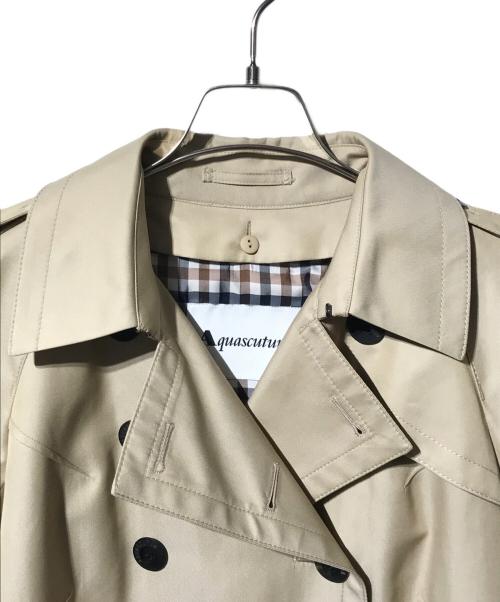 Aquascutum（アクアスキュータム）Aquascutum (アクアスキュータム) ウールライナーベルト付きトレンチコート ベージュ サイズ:SIZE 12Tの古着・服飾アイテム