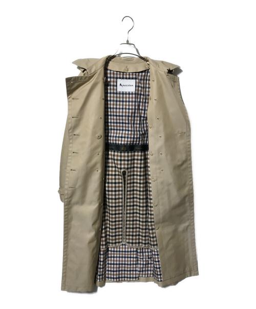Aquascutum（アクアスキュータム）Aquascutum (アクアスキュータム) ウールライナーベルト付きトレンチコート ベージュ サイズ:SIZE 12Tの古着・服飾アイテム