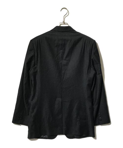 DOLCE & GABBANA（ドルチェ＆ガッバーナ）DOLCE & GABBANA (ドルチェ＆ガッバーナ) SICILIA ストライプセットアップスーツ ブラック サイズ:50の古着・服飾アイテム