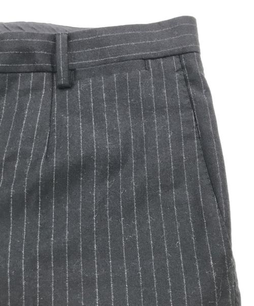 DOLCE & GABBANA（ドルチェ＆ガッバーナ）DOLCE & GABBANA (ドルチェ＆ガッバーナ) SICILIA ストライプセットアップスーツ ブラック サイズ:50の古着・服飾アイテム
