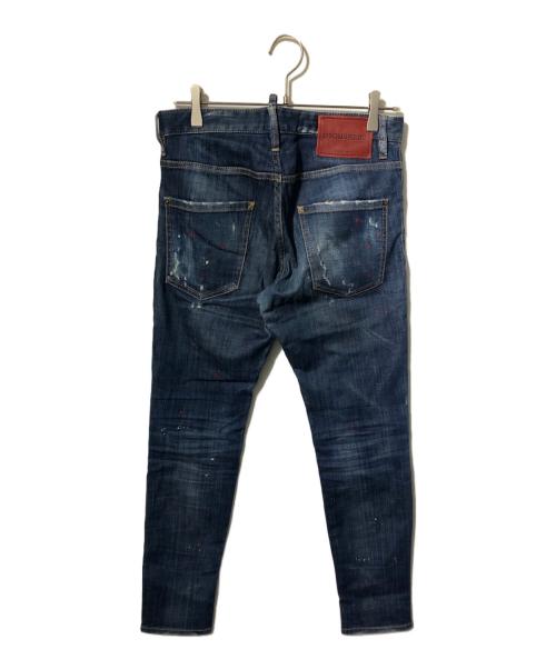 DSQUARED2（ディースクエアード）DSQUARED2 (ディースクエアード) Skinny Dan Jean/スキニーデニム/ジーンズ インディゴ サイズ:106cm (W42)の古着・服飾アイテム