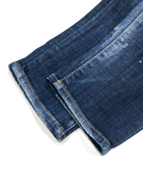 DSQUARED2（ディースクエアード）DSQUARED2 (ディースクエアード) Skinny Dan Jean/スキニーデニム/ジーンズ インディゴ サイズ:106cm (W42)の古着・服飾アイテム