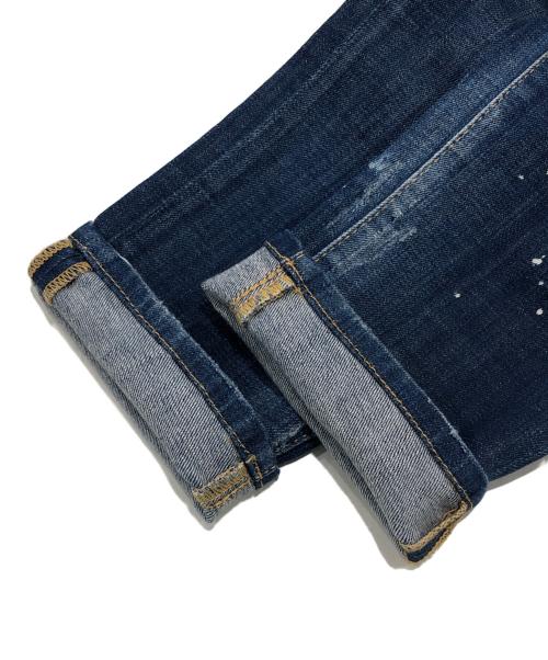 DSQUARED2（ディースクエアード）DSQUARED2 (ディースクエアード) Skinny Dan Jean/スキニーデニム/ジーンズ インディゴ サイズ:106cm (W42)の古着・服飾アイテム