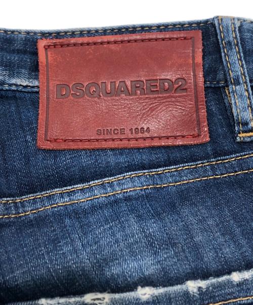 DSQUARED2（ディースクエアード）DSQUARED2 (ディースクエアード) Skinny Dan Jean/スキニーデニム/ジーンズ インディゴ サイズ:106cm (W42)の古着・服飾アイテム