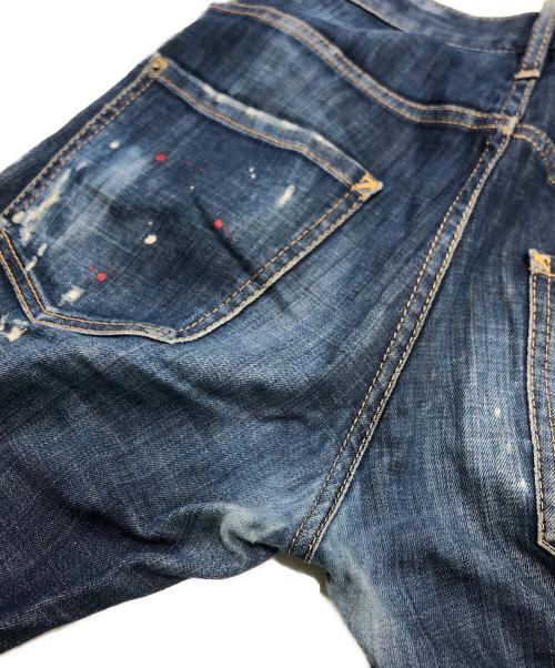 DSQUARED2（ディースクエアード）DSQUARED2 (ディースクエアード) Skinny Dan Jean/スキニーデニム/ジーンズ インディゴ サイズ:106cm (W42)の古着・服飾アイテム