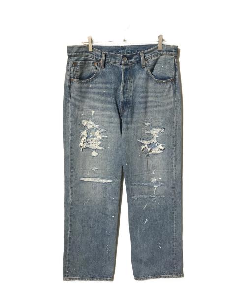 LEVI'S PReMIUM（リーバイス プレミアム）LEVI'S PReMIUM (リーバイス プレミアム) BEAMS (ビームス) LIMITED EDITION 501 LOOSE CRASH & REPAIR DENIM インディゴ サイズ:SIZE W34の古着・服飾アイテム