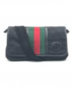 GUCCIグッチ）の古着「シェリーラインウエストバッグ」｜ブラック