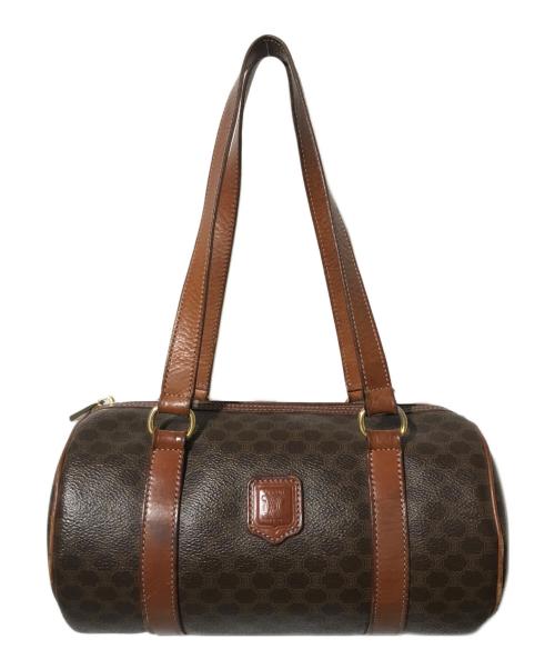 CELINE（セリーヌ）CELINE (セリーヌ) ミニボストンバッグ ブラウンの古着・服飾アイテム