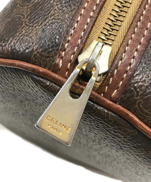 CELINE（セリーヌ）CELINE (セリーヌ) ミニボストンバッグ ブラウンの古着・服飾アイテム