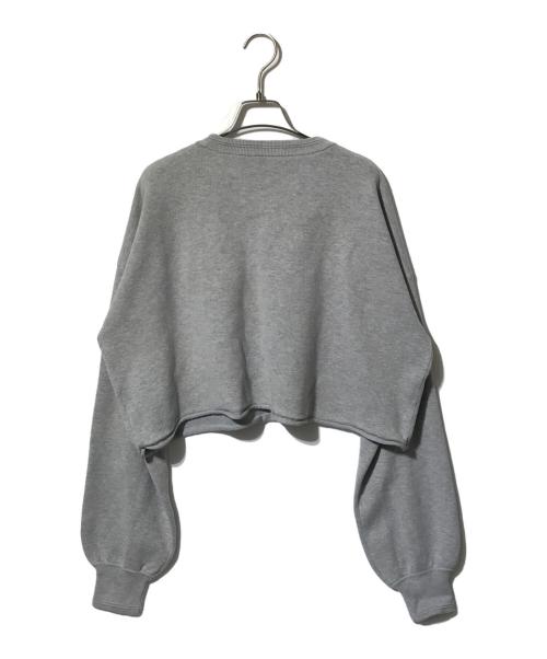 maison de Dolce.（メゾン ド ドルチェ）maison de Dolce. (メゾン ド ドルチェ) rosette knit/ロゼットニット グレー サイズ:Freeの古着・服飾アイテム