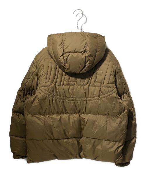 DIESEL（ディーゼル）DIESEL (ディーゼル) NEW STEP OUT ダウンジャケット ブラウン サイズ:Lの古着・服飾アイテム