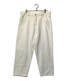 everyone（エブリワン）の古着「soft denim pants」｜ホワイト