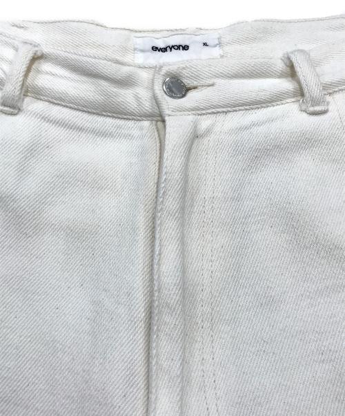 everyone（エブリワン）everyone (エブリワン) soft denim pants ホワイト サイズ:XLの古着・服飾アイテム