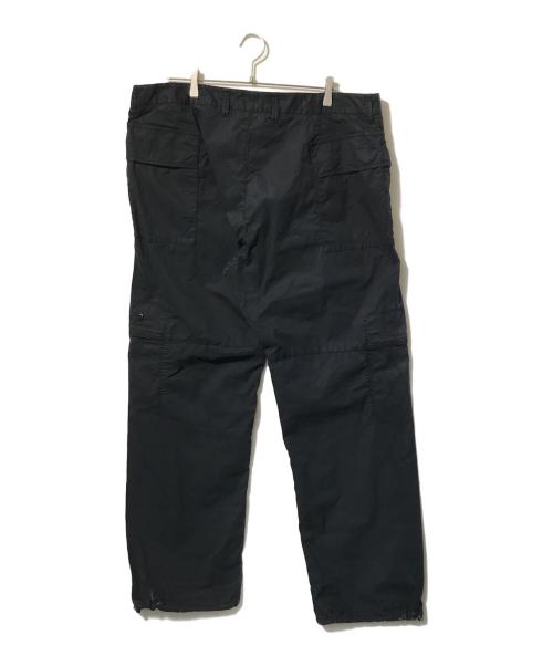 STONE ISLAND（ストーンアイランド）STONE ISLAND (ストーンアイランド) コットンカーゴトラウザーパンツ ブラック サイズ:W40の古着・服飾アイテム