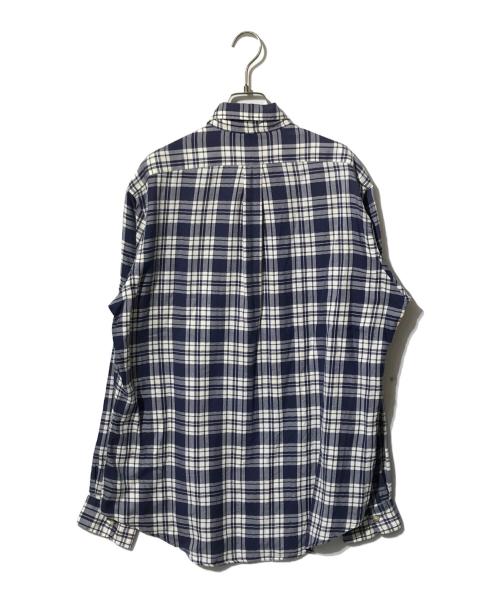 POLO RALPH LAUREN（ポロ・ラルフローレン）POLO RALPH LAUREN (ポロ・ラルフローレン) 長袖シャツ ブルー×ホワイト サイズ:ｌの古着・服飾アイテム