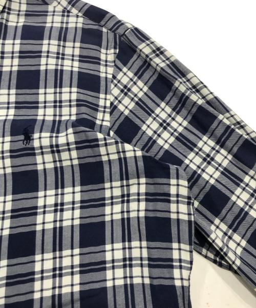 POLO RALPH LAUREN（ポロ・ラルフローレン）POLO RALPH LAUREN (ポロ・ラルフローレン) 長袖シャツ ブルー×ホワイト サイズ:ｌの古着・服飾アイテム