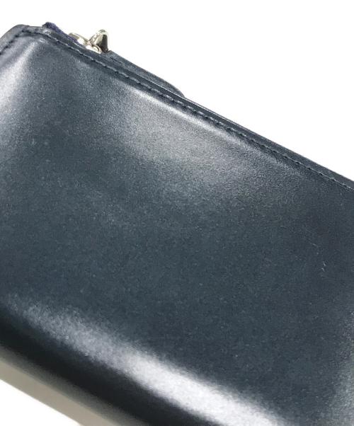 GANZO（ガンゾ）GANZO (ガンゾ) Lファスナーカードケース ネイビーの古着・服飾アイテム