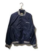 CarHartt×GOODENOUGHカーハート×）の古着「スタジャン」｜ネイビー