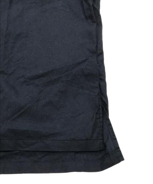CAHLUMN（カウラム）CAHLUMN (カウラム) Broadcloth Band Collar Shirt ネイビー サイズ:Lの古着・服飾アイテム
