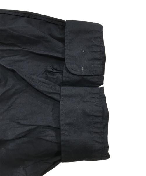CAHLUMN（カウラム）CAHLUMN (カウラム) Broadcloth Band Collar Shirt ネイビー サイズ:Lの古着・服飾アイテム