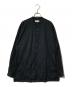CAHLUMN（カウラム）の古着「Broadcloth Band Collar Shirt」｜ネイビー