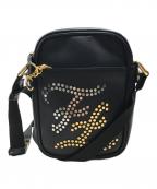 FENDIフェンディ）の古着「スタッズショルダーバッグ」｜ブラック