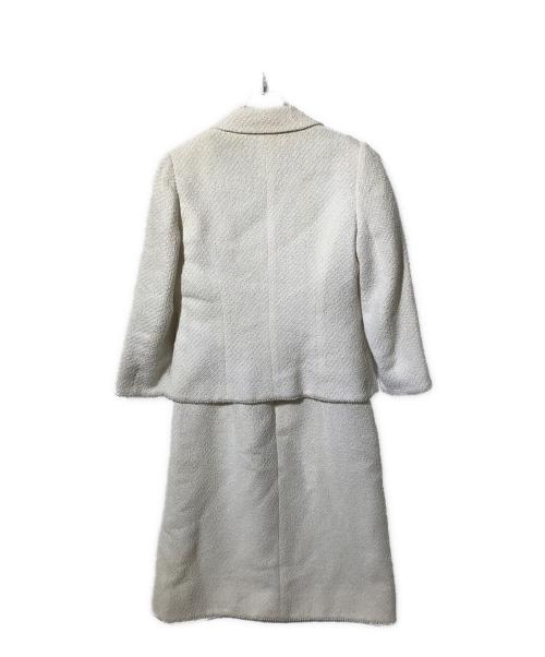 Rene（ルネ）Rene (ルネ) ツイードセットアップワンピース ホワイト サイズ:SIZE 38の古着・服飾アイテム