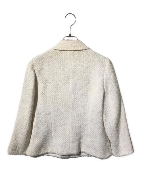 Rene（ルネ）Rene (ルネ) ツイードセットアップワンピース ホワイト サイズ:SIZE 38の古着・服飾アイテム