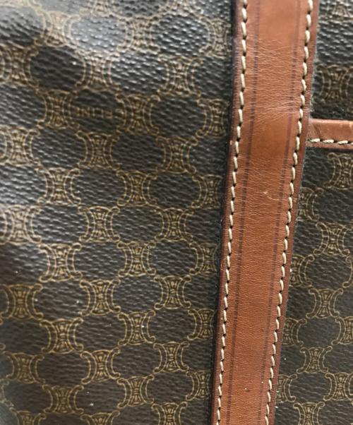 CELINE（セリーヌ）CELINE (セリーヌ) マカダム柄 ボストン バッグ ブラウンの古着・服飾アイテム