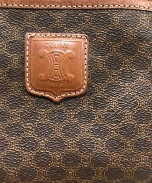CELINE（セリーヌ）CELINE (セリーヌ) マカダム柄 ボストン バッグ ブラウンの古着・服飾アイテム