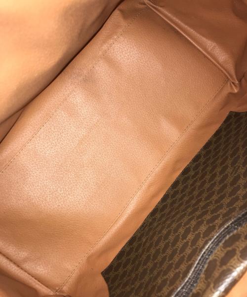 CELINE（セリーヌ）CELINE (セリーヌ) マカダム柄 ボストン バッグ ブラウンの古着・服飾アイテム