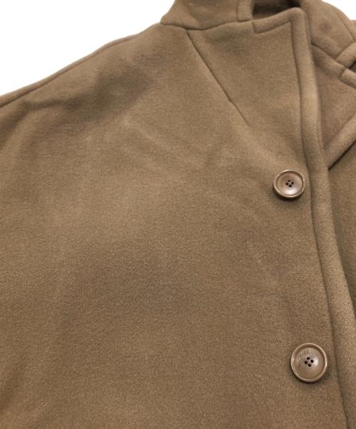 MACPHEE（マカフィー）MACPHEE (マカフィー) パイルメルトン オーバーサイズドコート ブラウン サイズ:34の古着・服飾アイテム