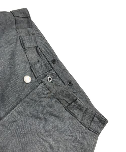 USED（ユーズド）USED (ユーズド) ボタンフライワークパンツ グレー サイズ:表記なしの古着・服飾アイテム