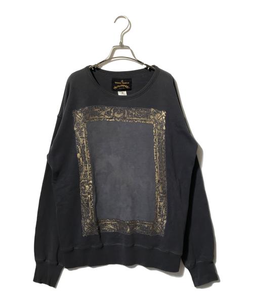 Vivienne Westwood ANGLOMANIA（ヴィヴィアンウエストウッドアングロマニア）Vivienne Westwood ANGLOMANIA (ヴィヴィアンウエストウッドアングロマニア) クルーネックスウェット グレー サイズ:Sの古着・服飾アイテム
