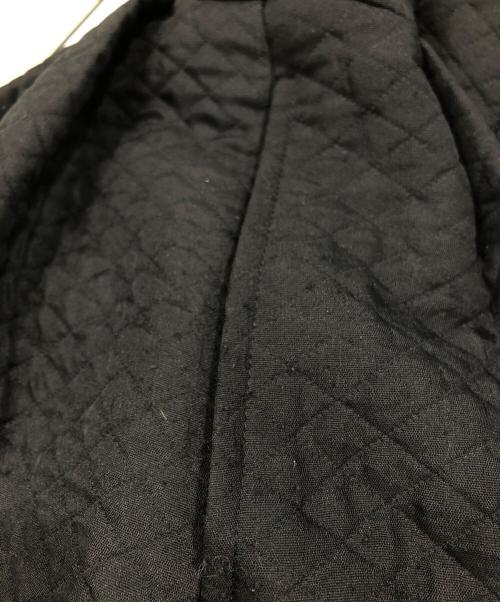 Rene（ルネ）Rene (ルネ) tissue 丸襟キルティングコート ブラック サイズ:36の古着・服飾アイテム