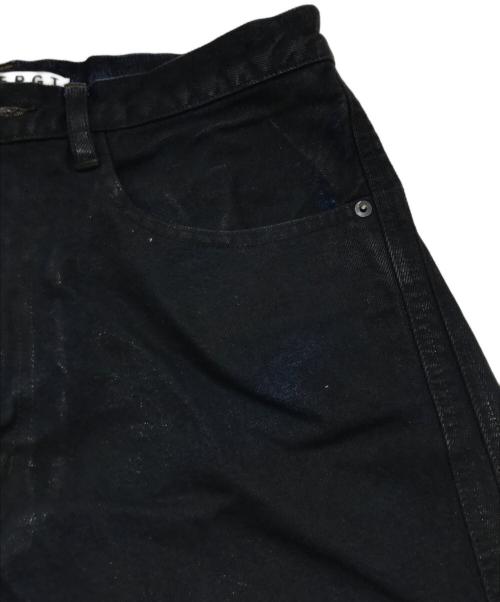 NVRFRGT（ネヴァーフォーゲット）NVRFRGT (ネヴァーフォーゲット) COATING 3D TWISTED WIDE LEG JEANS インディゴ サイズ:2の古着・服飾アイテム